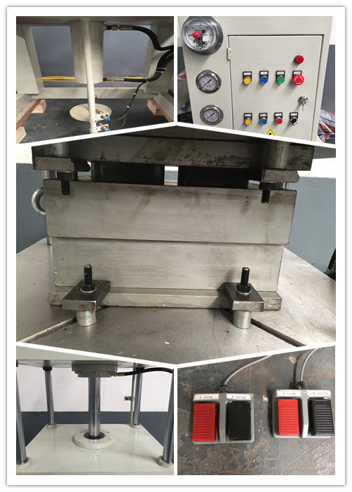 Soins dentaires mâchant la presse à mouler d'os