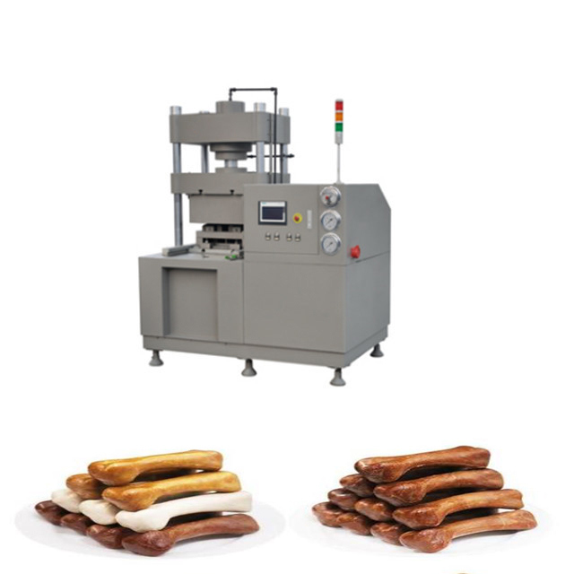 Le cuir vert pressé désosse l'animal familier mâchant l'os faisant l'écran tactile de Siemens de machine