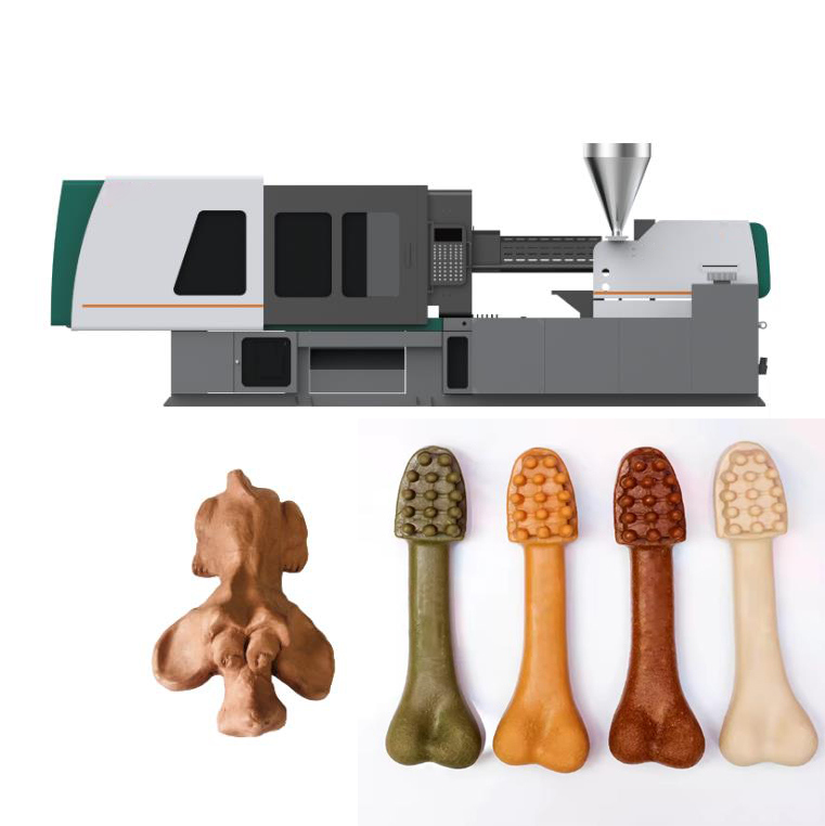 Type bâti injecté par festins dentaires de moulage par injection de chien de machine de festin d'animal familier