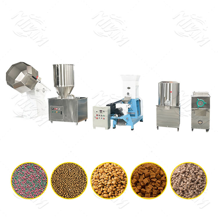 Industrie 500 kg/h Snacks pour animaux de compagnie Machines de production de produits alimentaires Ligne de production à double vis Alimentation pour chiens Alimentation pour poissons