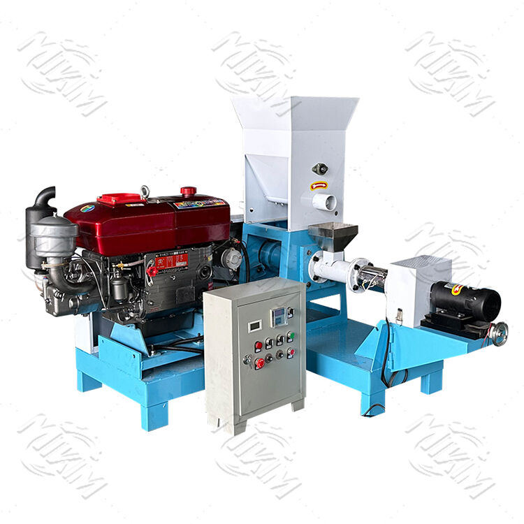 MIKIM Nigéria Moteur diesel Floating Fish Feed Pellet Extruder Machine Prix à vendre