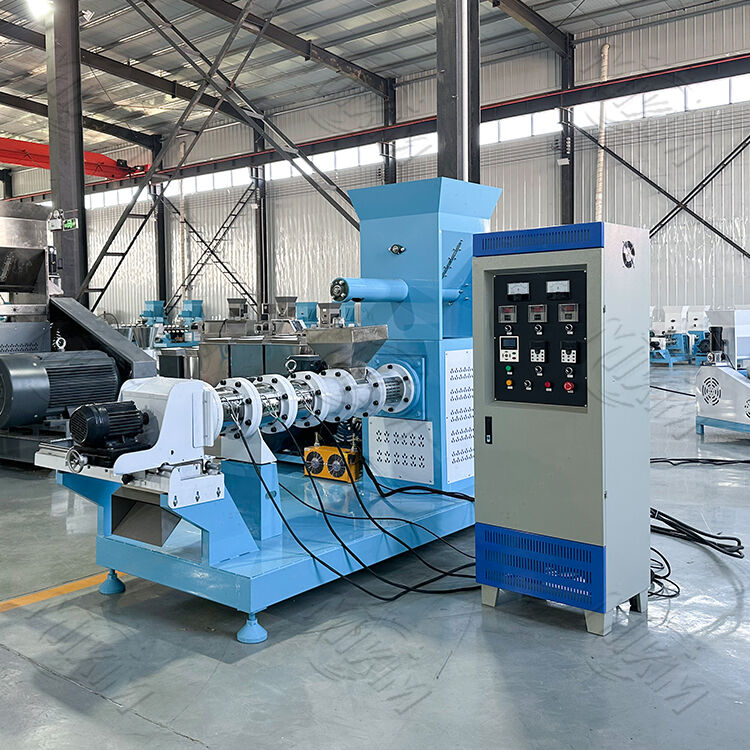 Type sec 200-5000 Kg/h Aliments pour poissons aquatiques Moulin de fabrication de granulés Machine d'extrusion de nourriture pour poissons flottants crevettes et crabes