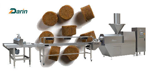 Machine froide à faible bruit d'extrudeuse d'aliment pour animaux familiers pour les casse-croûte de mastication mous d'aliments pour chiens
