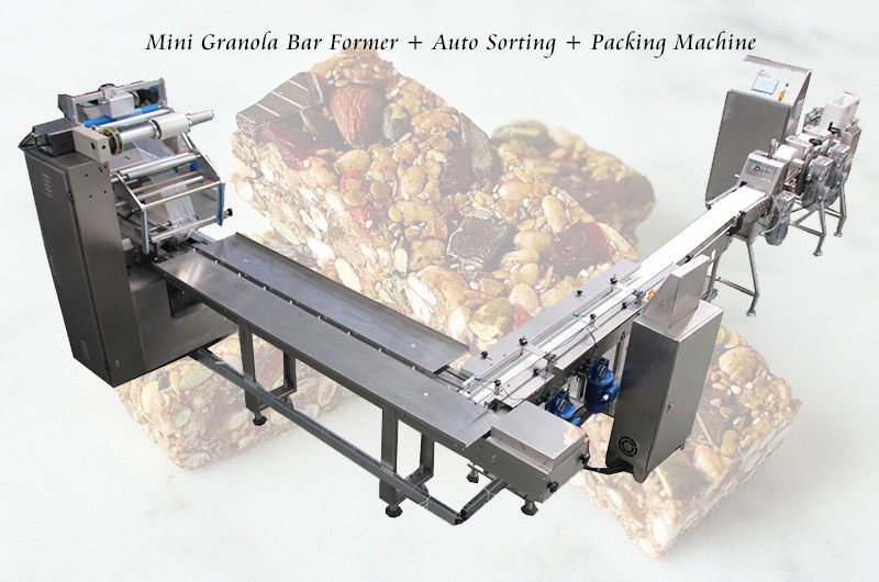 Catégorie comestible 150mm 80pcs/Min Granola Bar Making Machine